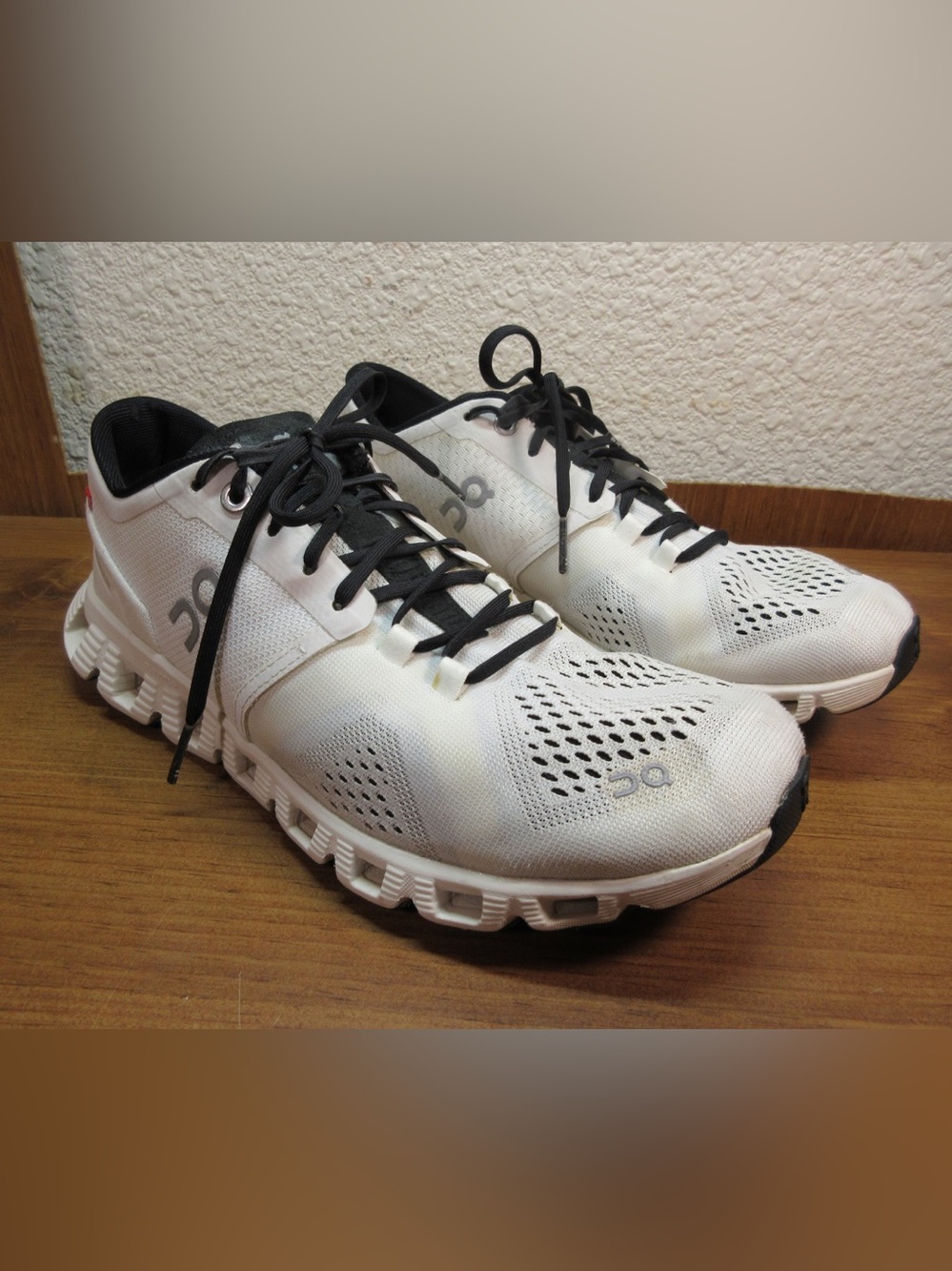 On Running women’s Athletic Shoes — White with Black Accents